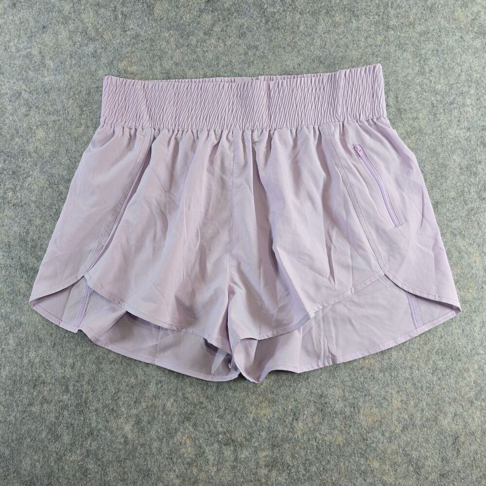 BMJL Women's Size XL Lavender Lined Athletic Shorts Running Workout Quick Dry